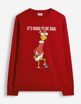 Sweatshirt - Grinch - Rot