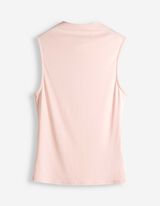 Top - Stehkragen - rosa