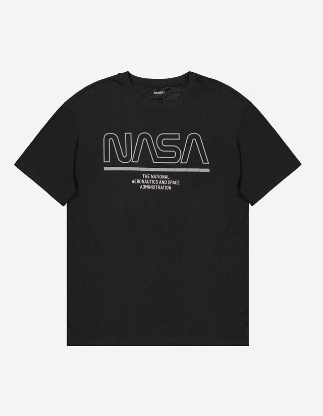 T-shirt - NASA - zwart