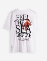 Tričko - Potisk na zadn&iacute; straně - b&iacute;l&aacute;