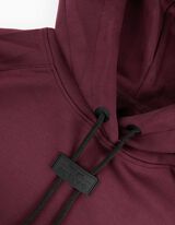 Hoodie - Zachte touch - donkerrood