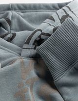 Sweat &agrave; capuche - Imprim&eacute; all-over - Bleu