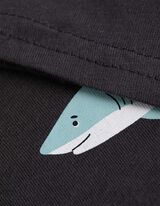 pidžama set od majice i &scaron;ortsa - 2 u pakovanju - tamno-siva