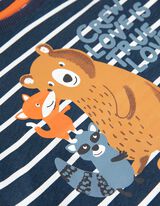 Pikkade varrukatega s&auml;rk - tr&uuml;kis - tumesinine