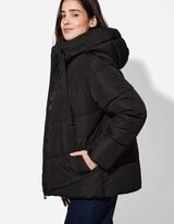 Gewatteerde jas - Ademend - zwart