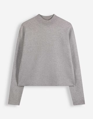 Pullover - Rollkragen - Grau