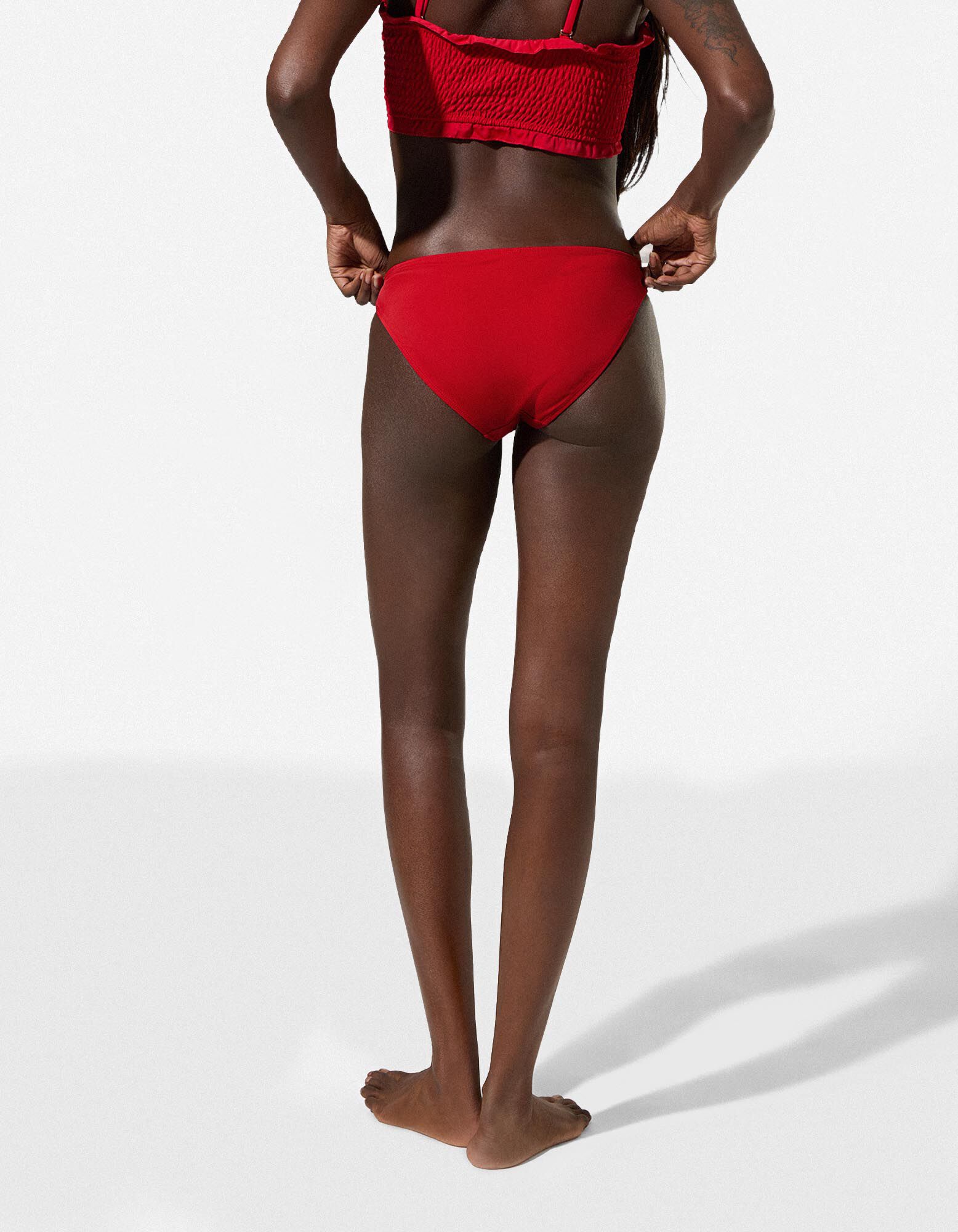 Bikinislip - einfarbig - Rot
