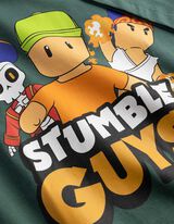 Tričko - Stumble Guys - tmave zelena