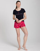 Maglia pigiama - Stampa - blu scuro