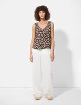 Ujjatlan felső - P&aacute;rducmint&aacute;s - feher