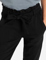 Pantaloni a sigaretta - LENZING™ ECOVERO™ - nero