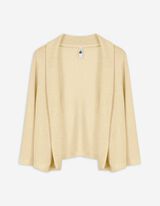 Cardigan - Viskose-Mix - hellgelb
