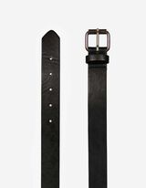 pasek - ekoskóra - czarny