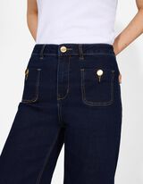 Traperice - High Waist - tamno plava