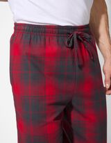 Pantaloni pigiama - Flanell - rosso scuro
