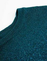 sukienka - Lurex - ciemny zielony