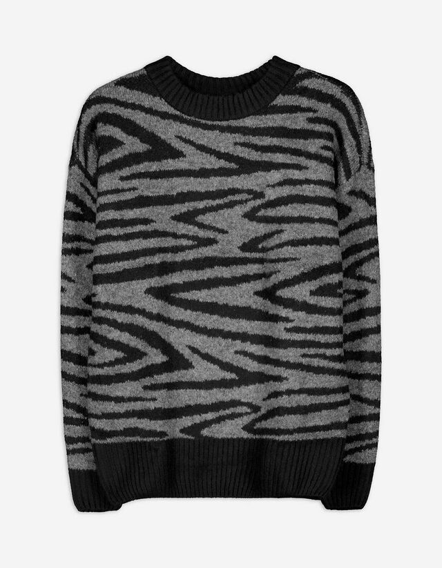 Pulover de tricot - Loose Fit - Maro