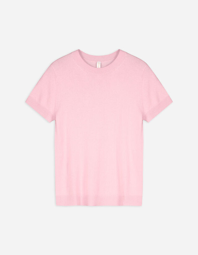Strickshirt - Kaschmir - rosa