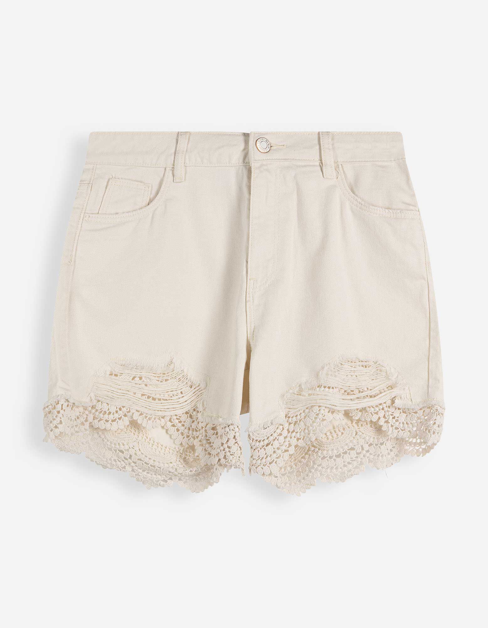 Shorts - Regular Fit - Wei&szlig;
