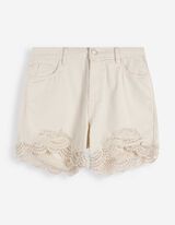 Shorts - Regular Fit - Wei&szlig;