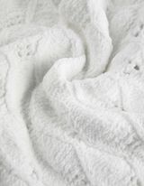 Csősál - Finomkötött - feher