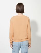 bluza - jednokolorowy - pomaranczowy