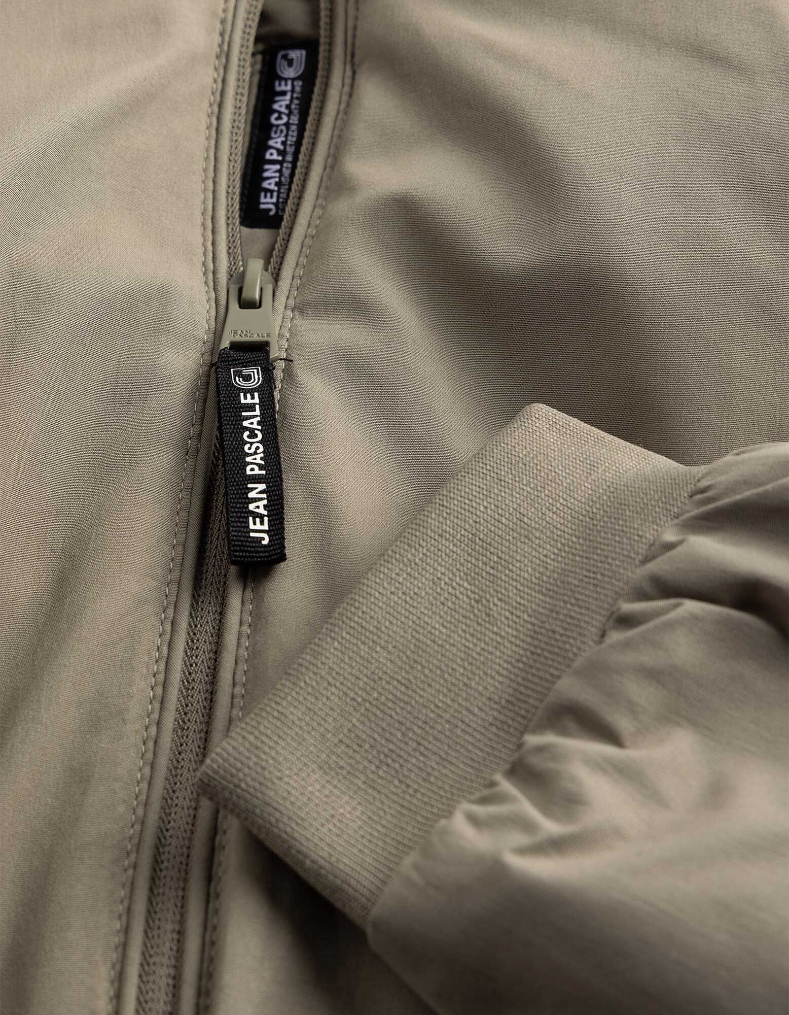 Jacke - Stehkragen - Khaki