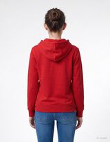 Sweat &agrave; capuche - Capuche - Rouge