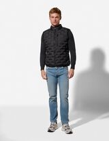 Steppweste - Stehkragen - dunkelblau