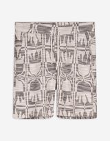Shorts - Jacquard - weiß