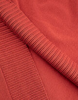 Dolga jopa - LENZING&trade; ECOVERO&trade; - temno rdeca