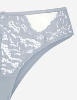 Brazilian - Met kant - lichtblauw