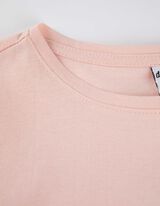 koszulka z długim rękawem - Podstawowy - rozowy