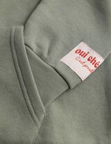 Sweatjacke - Print - grün