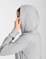 Sweatvest - Capuchon met tunnelkoord - grijs