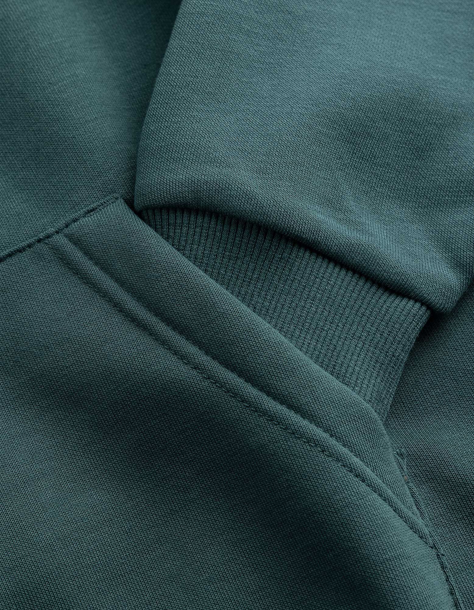Hoodie - Oversized Fit - Dunkelgr&uuml;n