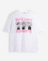 T-Shirt - Britney Spears - Wei&szlig;