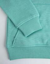 Melegítőfelső - Kenguruzseb - türkiz