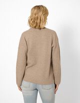 Pullover - Oversized Fit - Beige