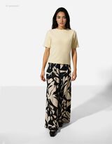 Pullover - Feinstrick - hellgelb