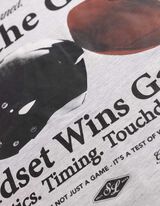 Tričko - Potisk na zadn&iacute; straně - Světle &scaron;ed&aacute;