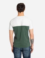 Majica kratkih rukava - Džep na grudima - zeleno