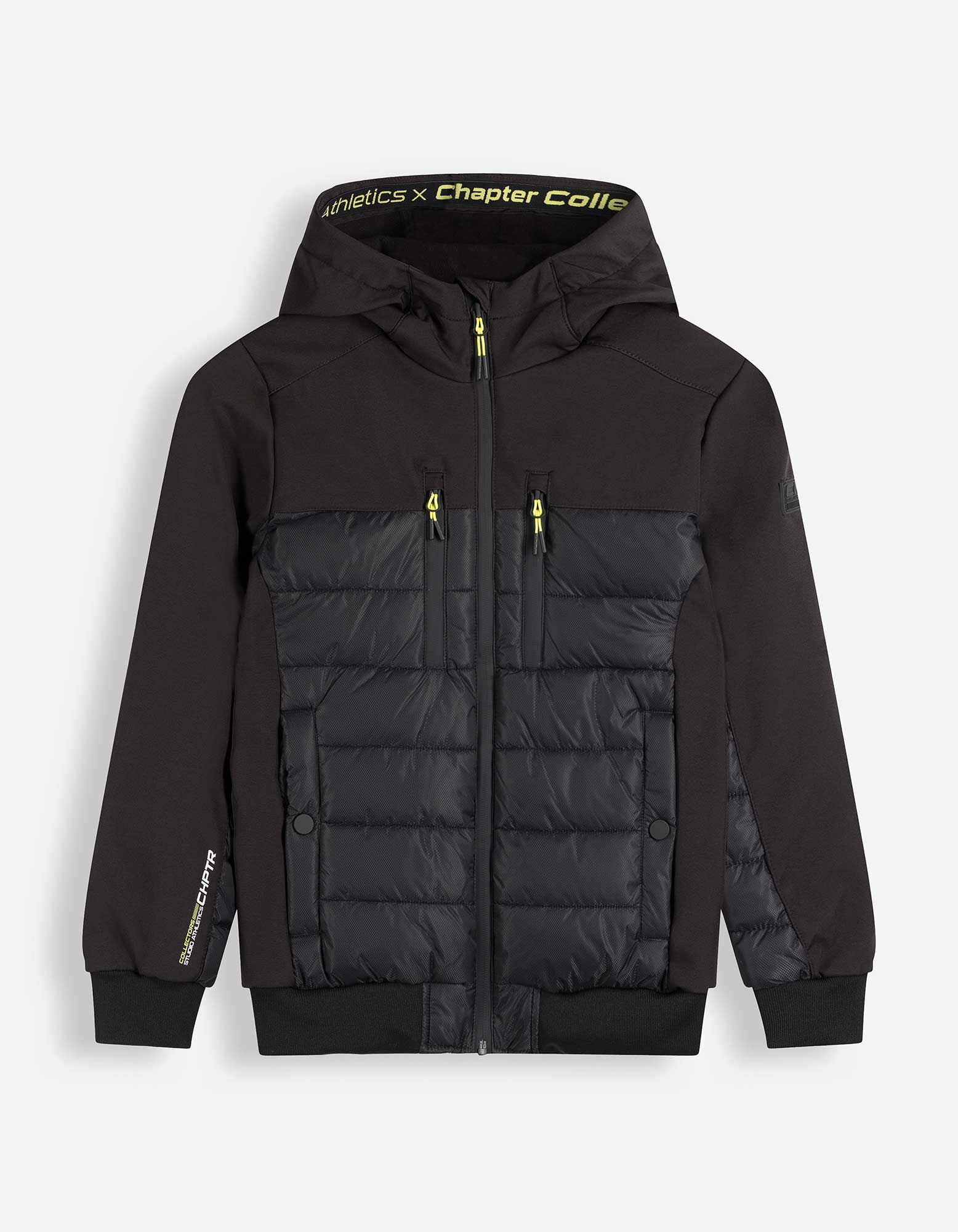 Softshelljacke - Wasserabweisend - Schwarz