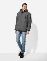 Jacke - Kapuze mit Tunnelzug - dunkelgrau