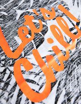 Trumpa palaidinė - Užrašas - baltas