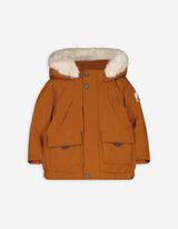 Parka - Abnehmbarer Kunstpelz - braun