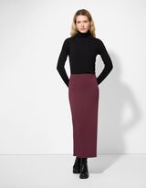 Gonna midi - Contenuto di modal - lilla scuro