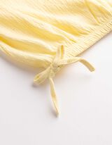 Blouseshirt - Jersey - lichtgeel