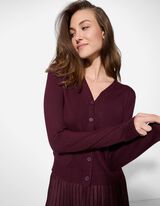 Pleten&yacute; sveter - Na&scaron;it&eacute; vreck&aacute; - tmavofialova