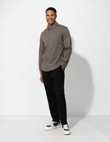 Giacca scamiciata - Percentuale di viscosa - marrone